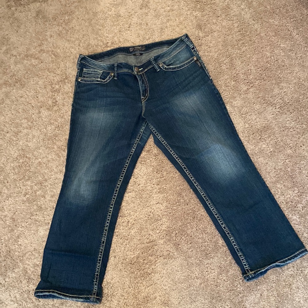 Silver capris